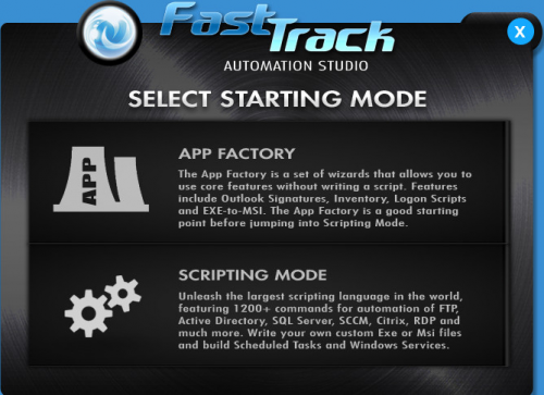 โปรแกรม FastTrack Automation Studio