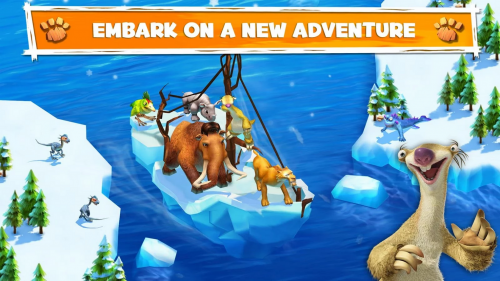 เกมส์ผจญภัยโลกน้ำแข็ง Ice Age Adventures