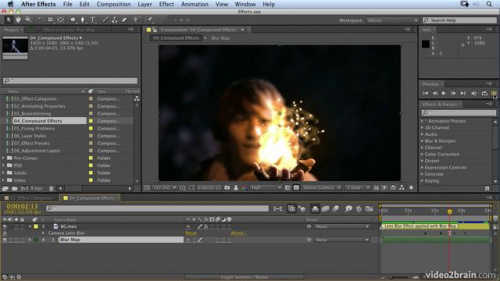 โปรแกรมตัดต่อวีดีโอ Adobe After Effects