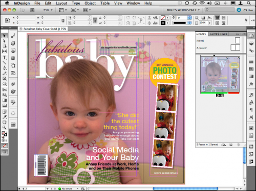 โปรแกรมออกแบบนิตยสาร Adobe InDesign