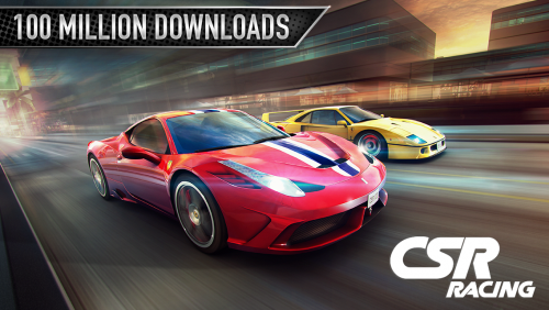 App เกมส์ซิ่งรถรอบเมือง CSR Racing