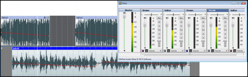 โปรแกรมมิกซ์เสียง แต่งเพลง ปรับแต่งเสียง MixPad Multitrack Recording