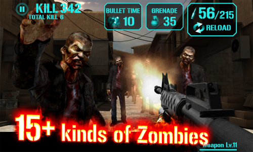 App เกมส์แหวกด่านซอมบี้ Gun Zombie