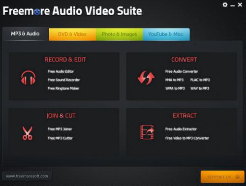 ดาวน์โหลด Freemore Audio Video Suite