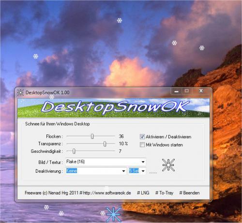 download the new for android DesktopSnowOK 6.24