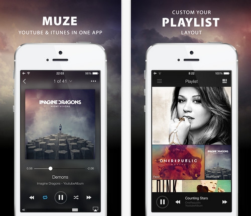 App ฟังเพลง Muze