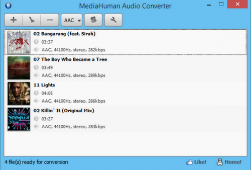 ดาวน์โหลดโปรแกรม MediaHuman Audio Converter