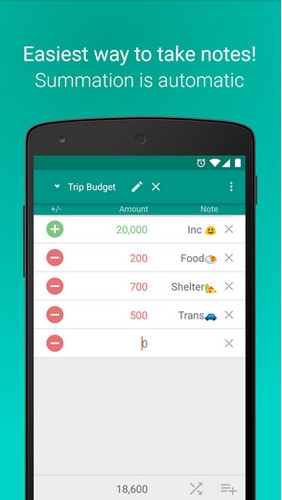 App บันทึกรายรับรายจ่าย Expense Lister