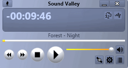  โปรแกรมรวมเสียงธรรมชาติ Sound Valley