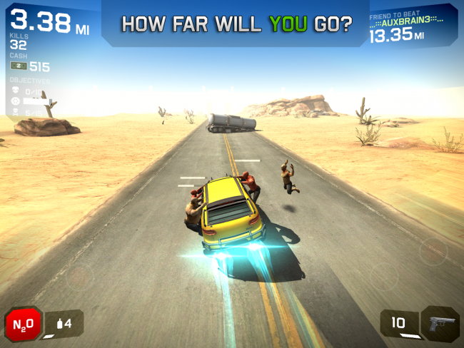 App เกมส์ขับรถชิ่งซอมบี้
