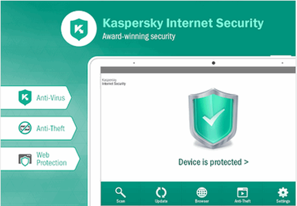 App ป้องกันข้อมูล ตามหาแท็บเล็ตหาย Kaspersky Tablet Security
