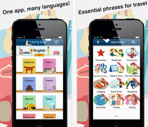 App สอนภาษา ฝึกภาษา Tap & Say