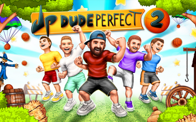 App เกมส์ชู๊ตบาส Dude Perfect 2