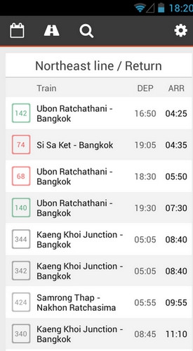 App รถไฟไทย Thai Railway