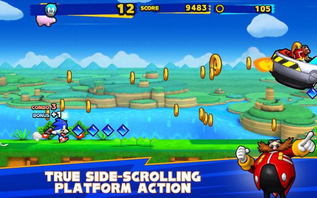 เกมส์วิ่งโซนิค Sonic Runners