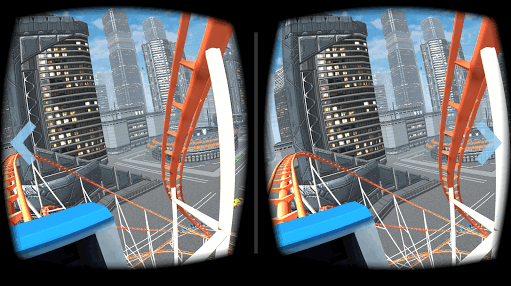 เกมส์รถไฟเหาะ VR Roller Coaster