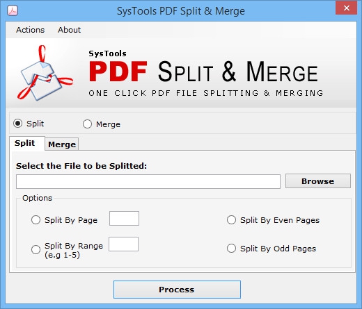 ดาวน์โหลดโปรแกรม SysTools PDF Split & Merge