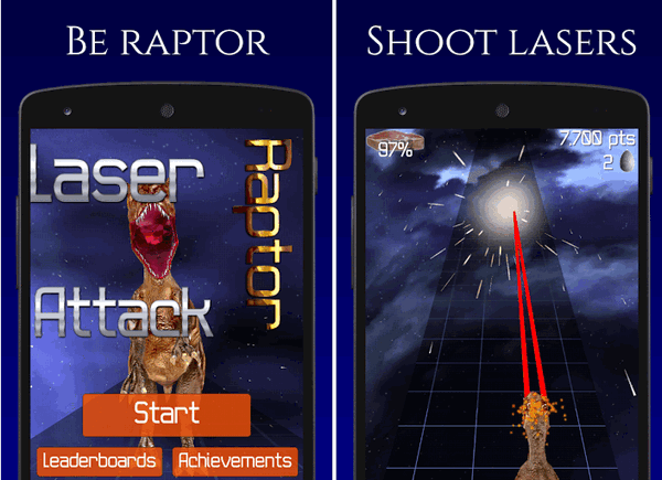 เกมส์ยิงปืนเลเซอร์ Laser Raptor Attack