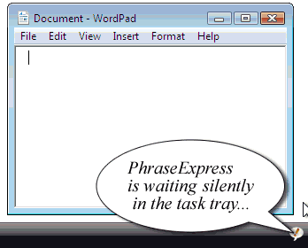 โปรแกรมแก้ไขคำผิด PhraseExpress