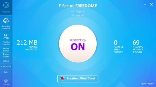 download the last version for apple F-Secure Freedome VPN 2.69.35