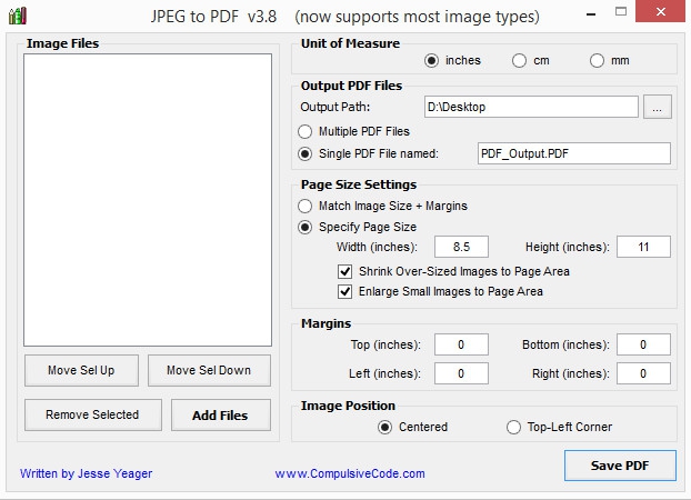 โปรแกรมแปลงไฟล์รูปภาพ JPEG เป็น PDF