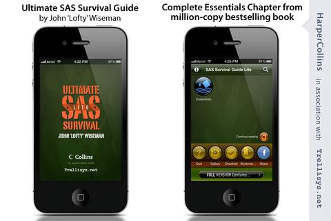 App คู่มือดำรงชีพในป่า SAS Survival