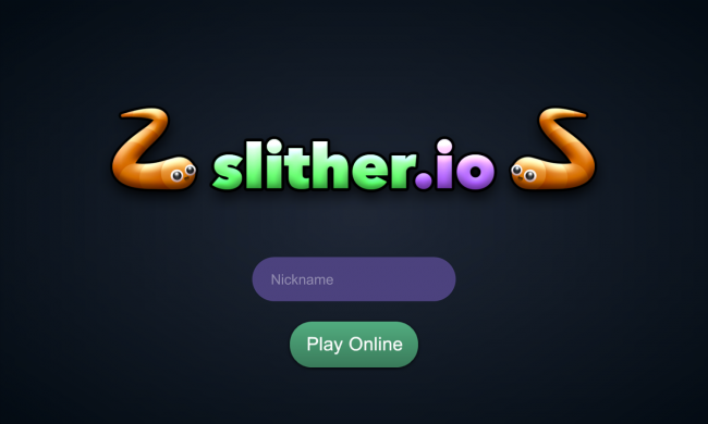 App เกมส์งูน้อย slither.io