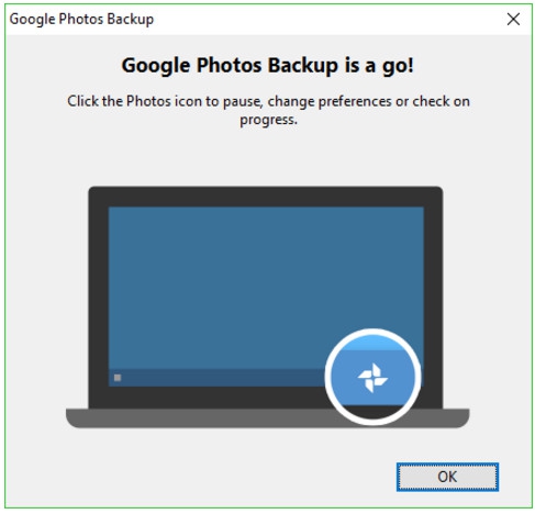google photos backup sign in