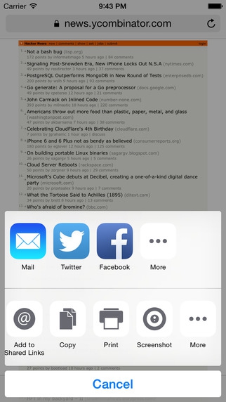 App แคปภาพหน้าเว็บ Awesome Screenshot for Safari