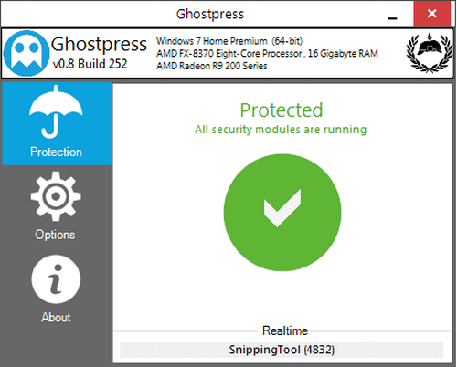 โปรแกรมป้องกันการดักจับข้อมูล Ghostpress