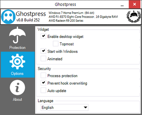 โปรแกรมป้องกันการดักจับข้อมูล Ghostpress