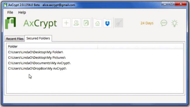 axcrypt encryption software