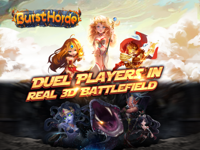 App เกมส์ฮีโร่ต่อสู้ Burst Horde