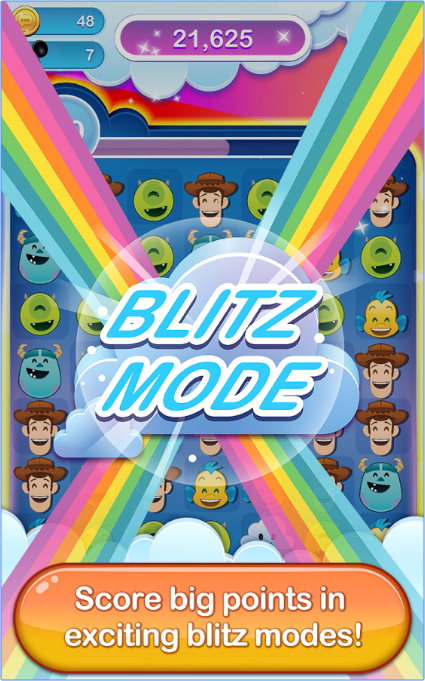App เกมส์สะสมอีโมจิ Disney Emoji Blitz