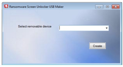 โปรแกรมจัดการไวรัสเรียกค่าไถ่ Ransomware Screen Unlocker For USB