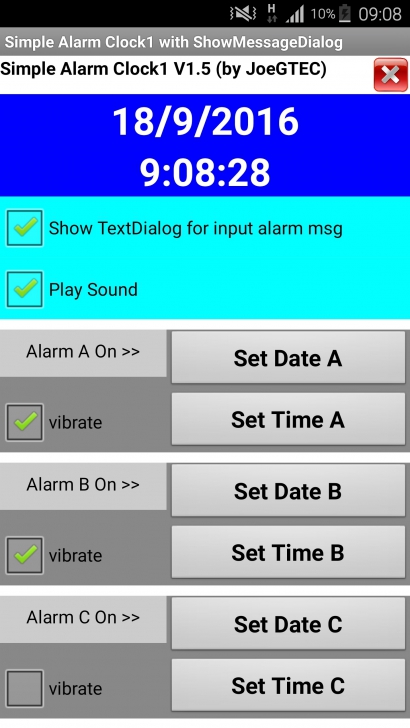App นาฬิกาปลุก Simple Alarm Clock