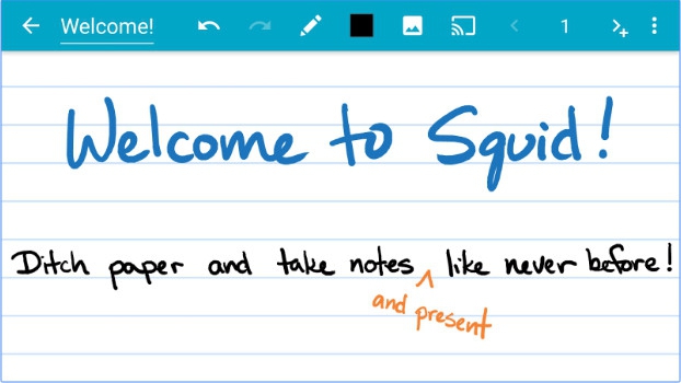 App จดโน๊ตใช้งานง่าย Squid Take Notes