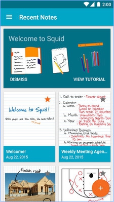 App จดโน้ตใช้งานง่าย Squid Take Notes