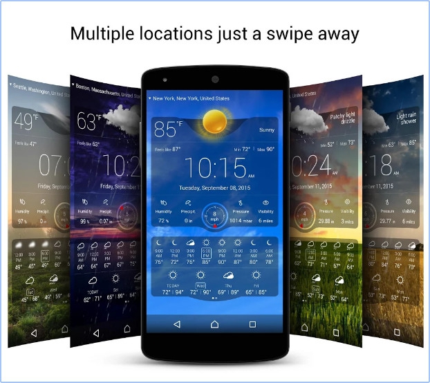 App ดูสภาพอากาศ Weather Live Free