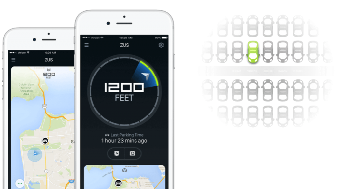 App ค้นหาตำแหน่งรถยนต์ ZUS-Smart Car Locator