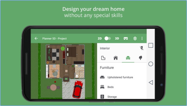 App ตกแต่งบ้าน Planner 5D Interior Design