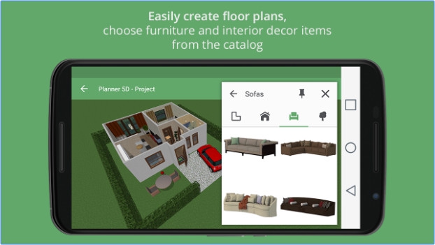 App ตกแต่งบ้าน Planner 5D Interior Design