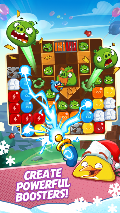 App เกมส์นกกริ้ว Angry Birds Blast
