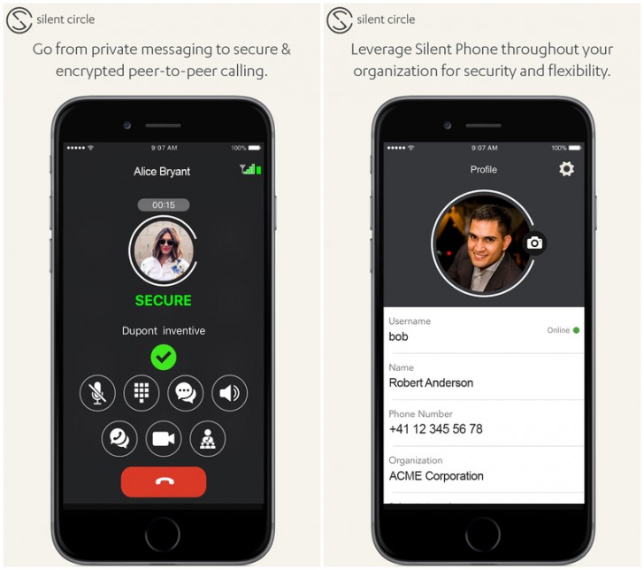 App รักษาความปลอดภัยทางโทรศัพท์ Silent Phone