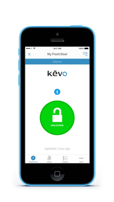 App กุญแจประตูอัจฉริยะ Kevo