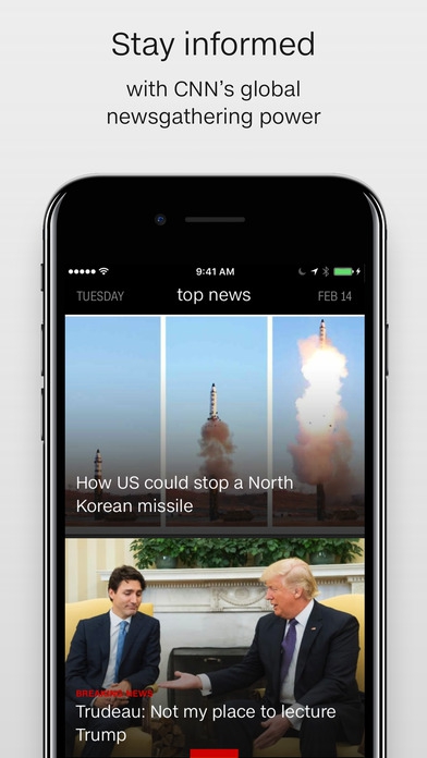 App อัพเดตข่าวสารทันโลกจาก CNN