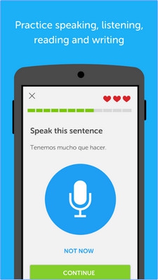 App เรียนภาษาอังกฤษฟรี Duolingo
