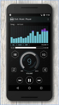 App ฟังเพลง Dub Music Player and Equalizer