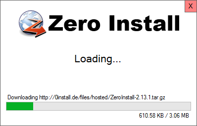 โปรแกรมเปิดโปรแกรมพกพา Zero Install