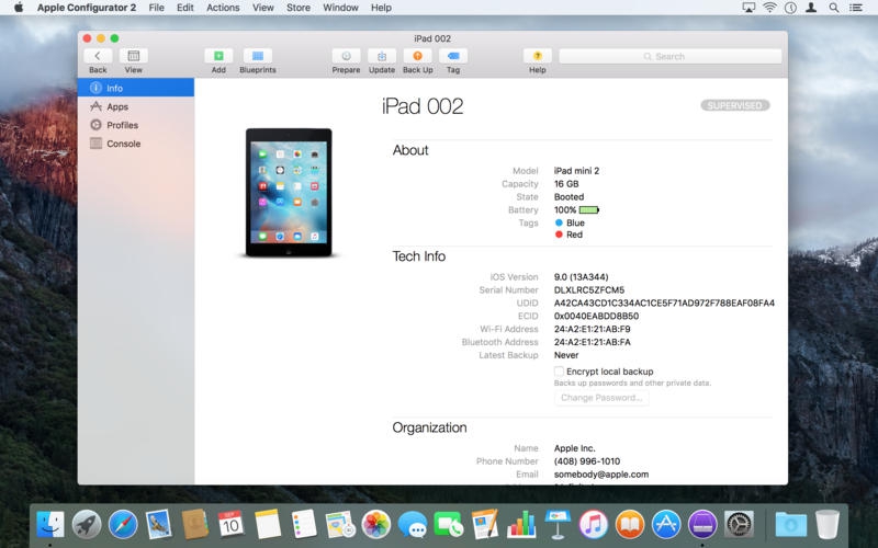 apple configurator 2 ipad